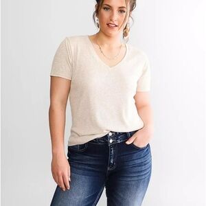 White Crow The Ribbed Hacci Top - Ecru